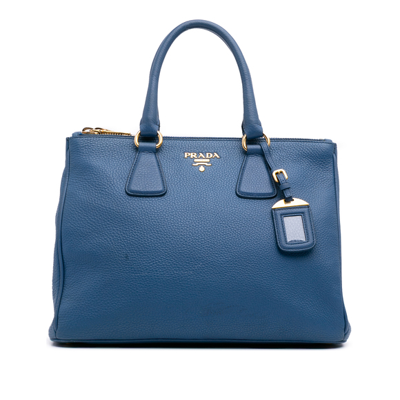 Pre-Loved Prada Vitello Daino Double Zip Convertible Tote - Picture 1 of 12